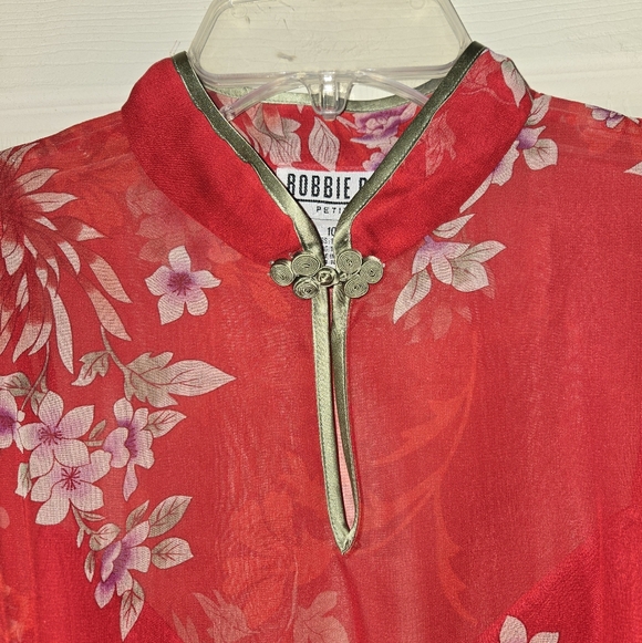 Floral Red Dress - Picture 6 of 12